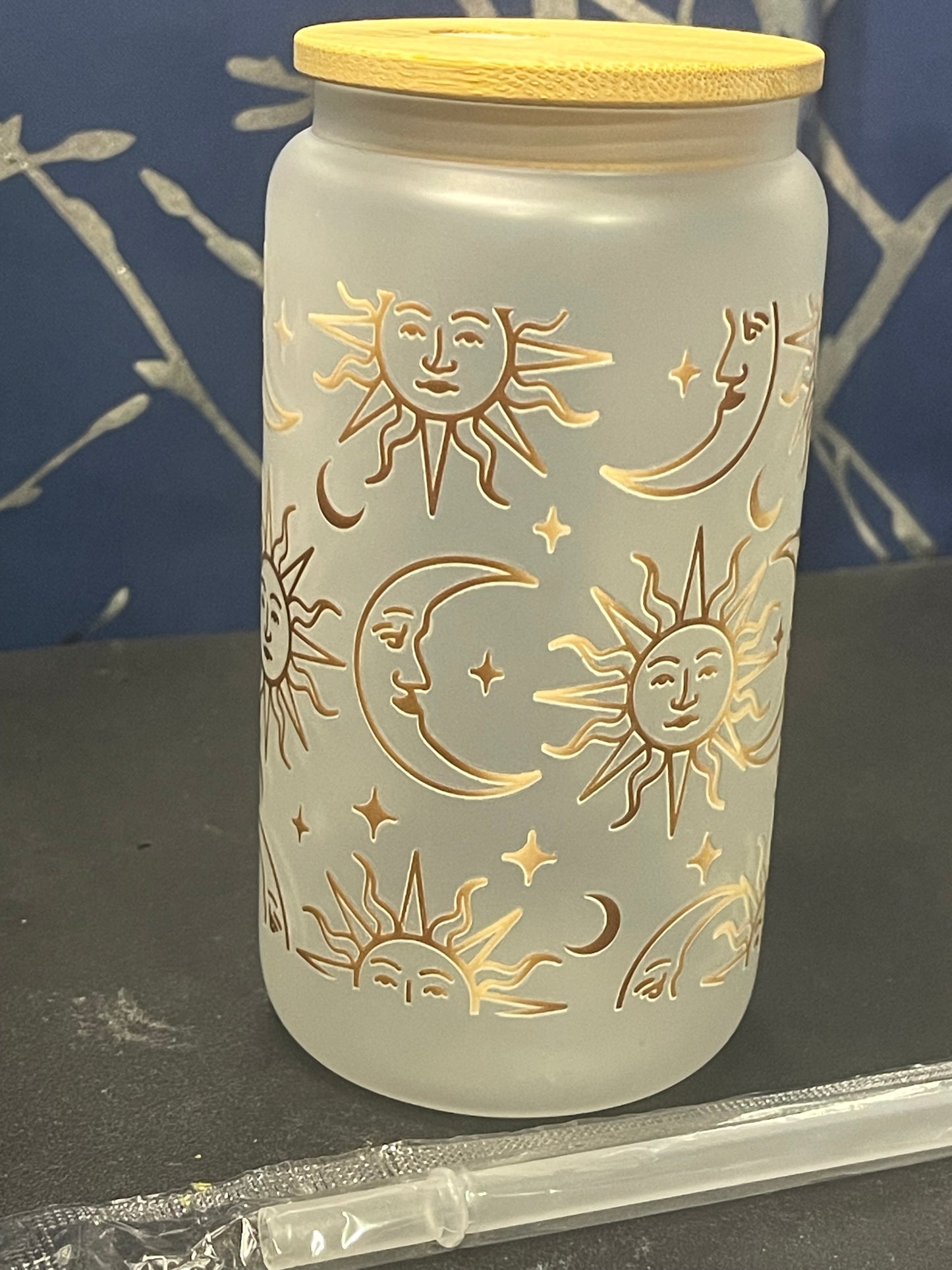 Sun and moon 16oz cups