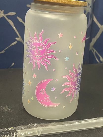 Sun and moon 16oz cups