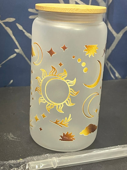 Sun and moon 16oz cups