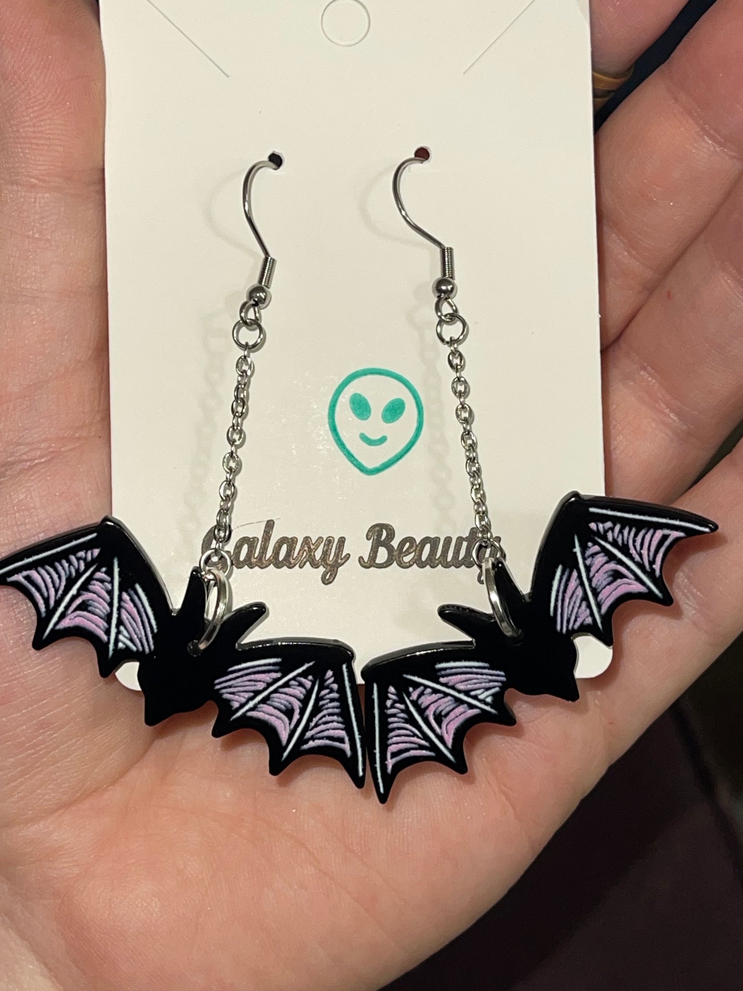 Bat earrings