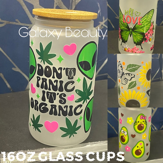 16oz glass cups